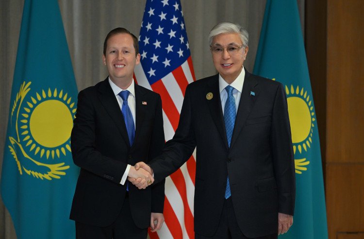 The Head of State Receives U.S. President’s Special Envoy for South and Central Asia Sergio Gor