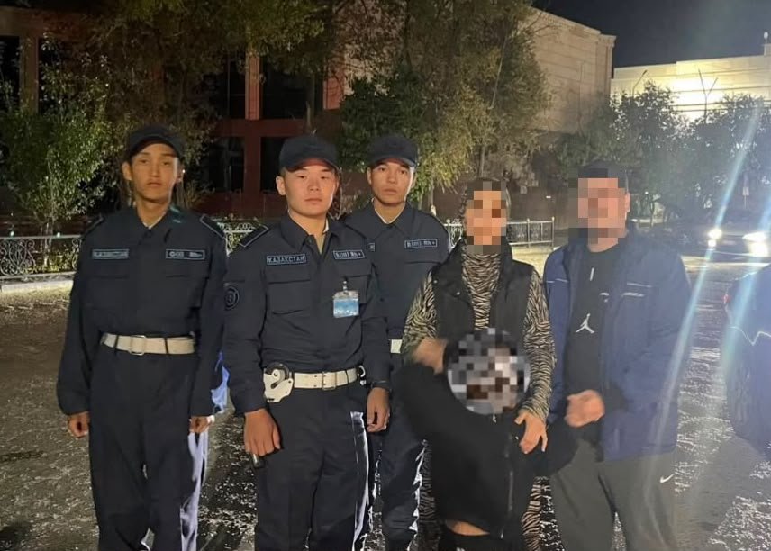 Zhanaozen Guardsmen Help Child Return to Parents