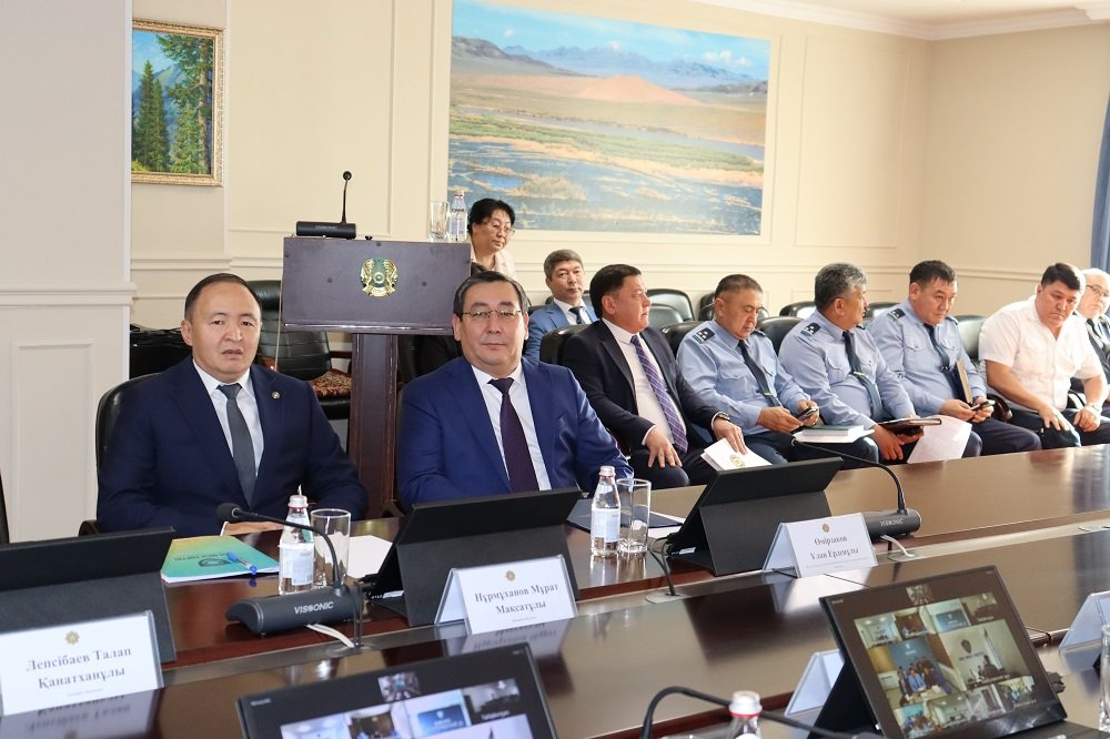 HEAD OF THE STATE REVENUE DEPARTMENT FOR THE JETISU REGION, U. UMIRZAKOV, PARTICIPATED IN THE COORDINATION COUNCIL MEETING