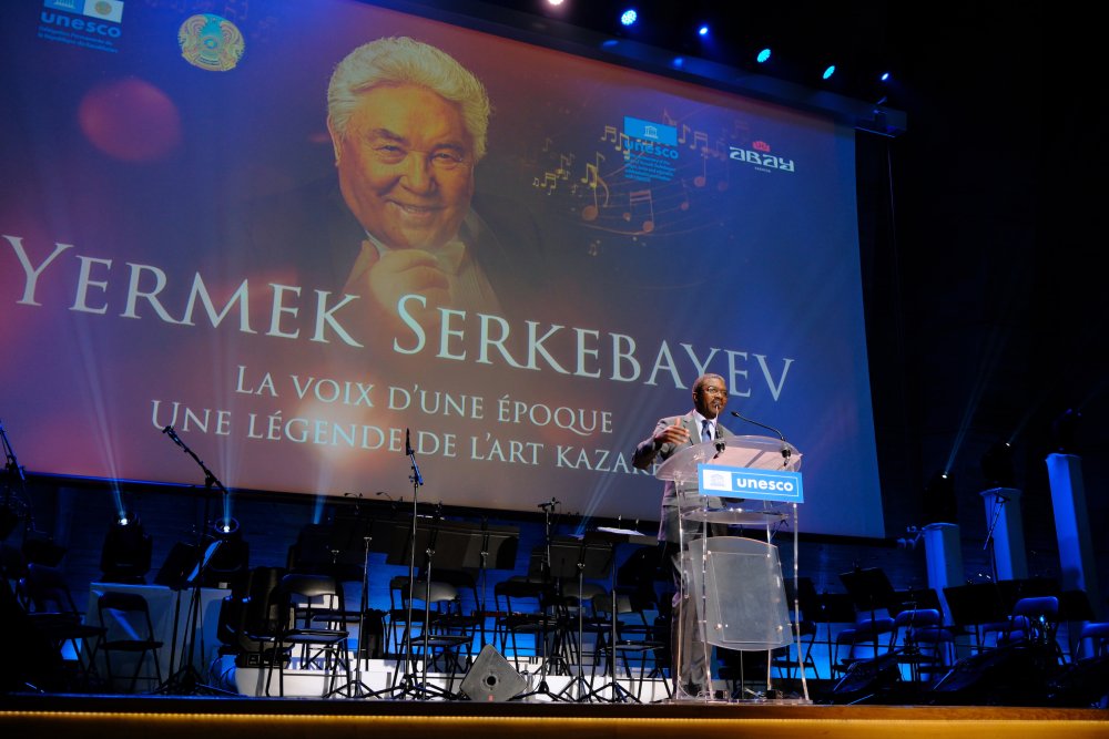 Ermek Serkebaev Centenary Celebrated with Grand Concert at UNESCO