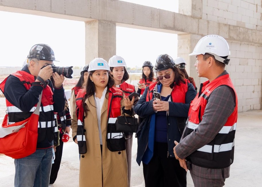 Astana Hosts Press Tour of Akashi Data Center Construction Site