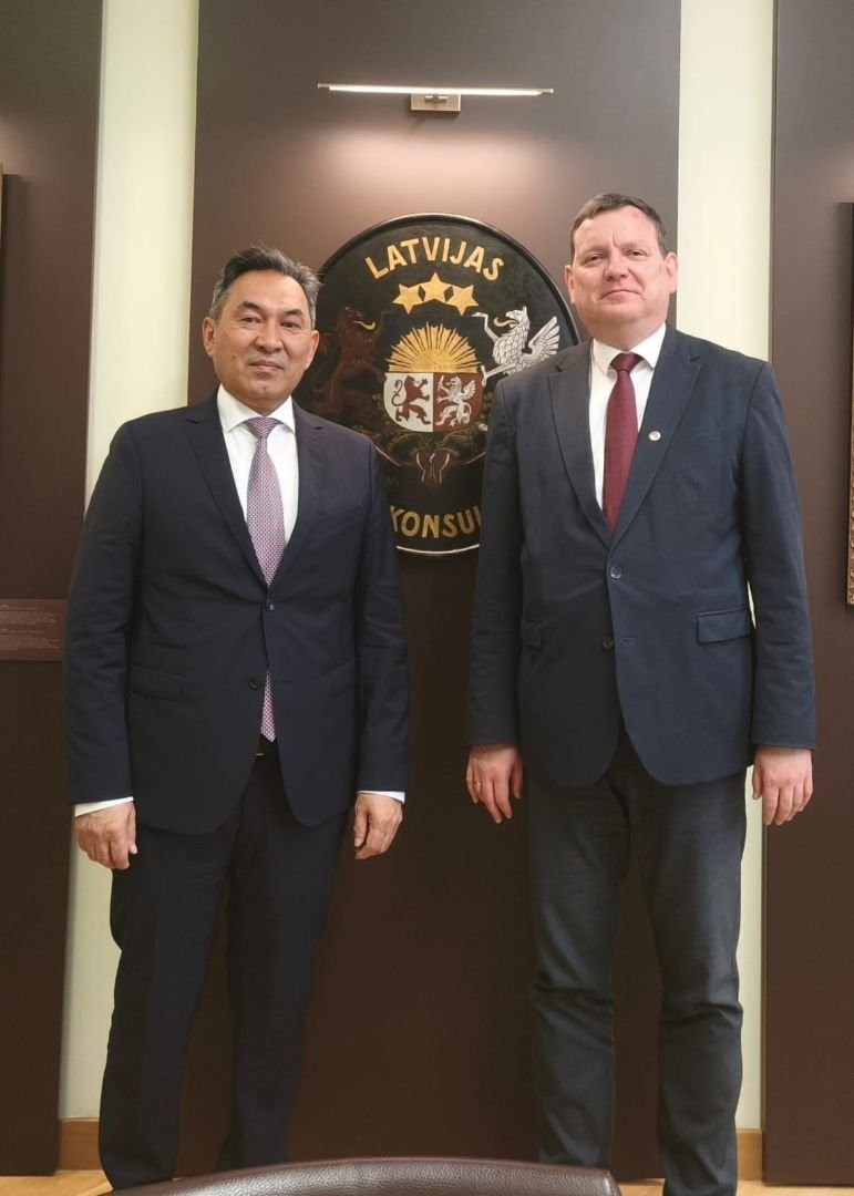 Kazakhstan and Latvia continue their diplomatic dialogue