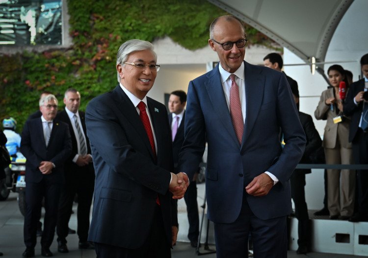 President Kassym-Jomart Tokayev Holds Talks with Federal Chancellor Friedrich Merz