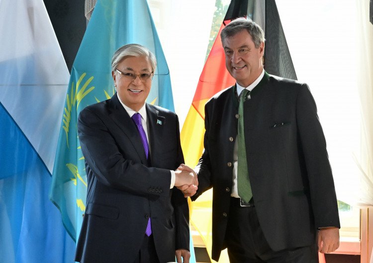 President of Kazakhstan Holds Meeting with Prime Minister of Bavaria Markus Söder