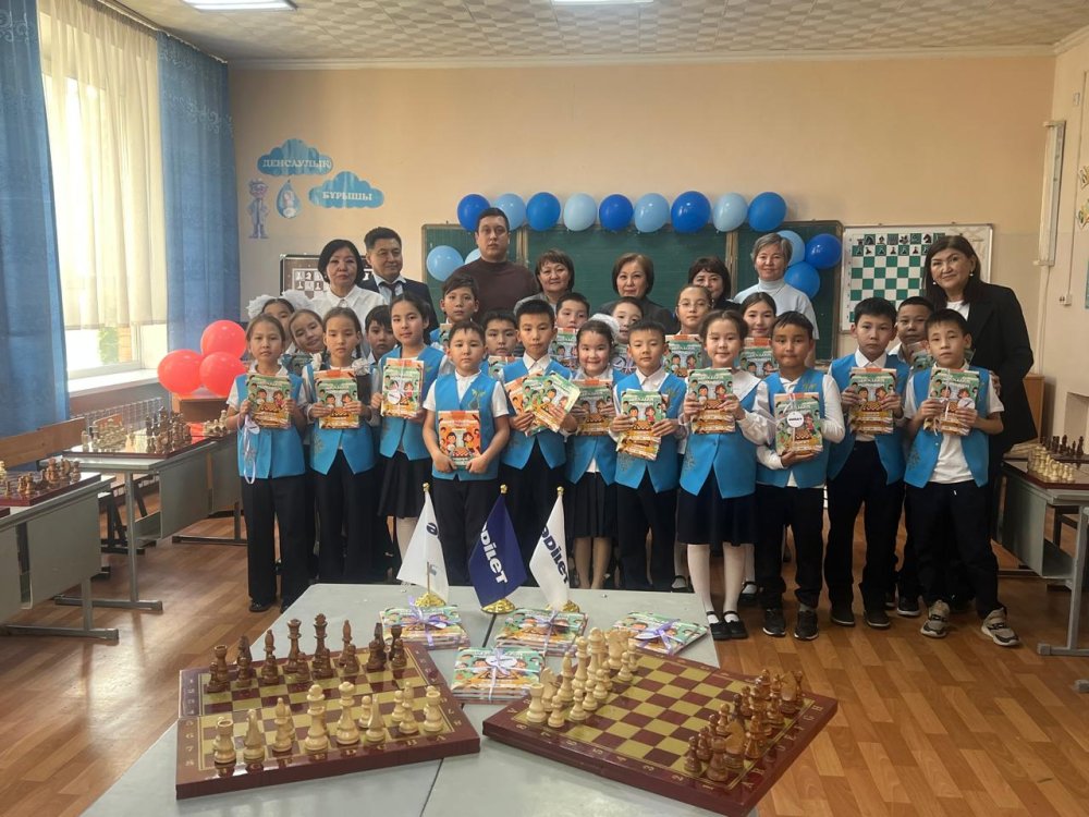 At the lyceum school No. 3 named after Sh. Valikhanov's new chess office opened