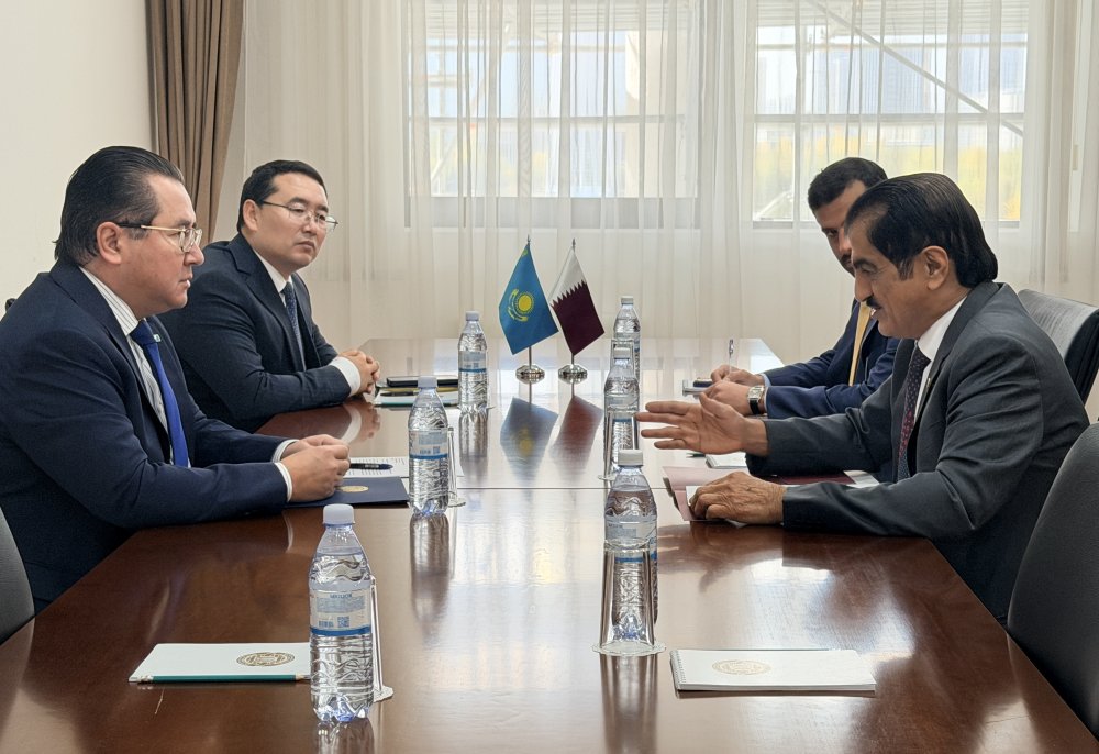 Kazakhstan and Qatar Discuss Further Development of Bilateral Relations