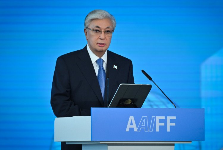 Kassym-Jomart Tokayev attends Opening Ceremony of the Astana AI Film Festival