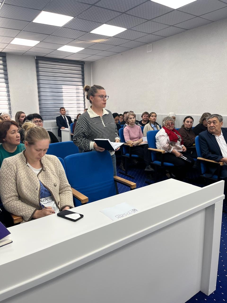 On October 12, 2026, a seminar was held for business representatives of the Yesilsky district on the application of the norms of the new Tax Code of the Republic of Kazakhstan. — Photo 2