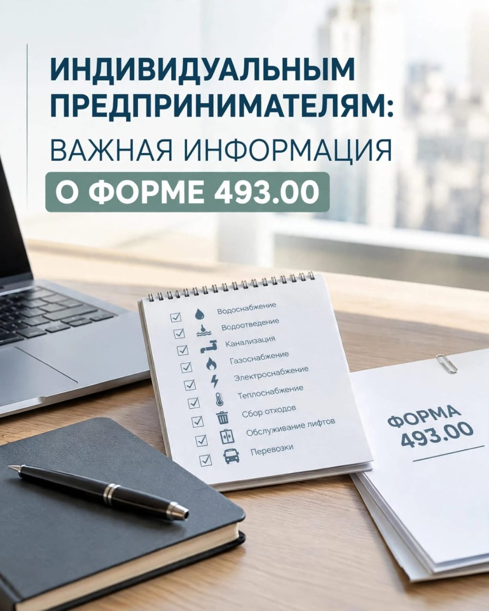 FOR INDIVIDUAL ENTREPRENEURS: IMPORTANT INFORMATION ABOUT FORM 493