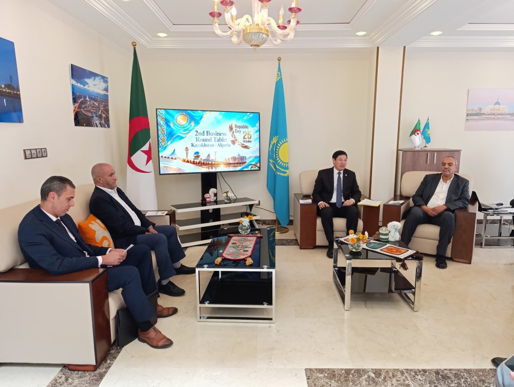 A Business videoconference between Kazakhstan and Algeria held ahead of Republic Day — Photo 4