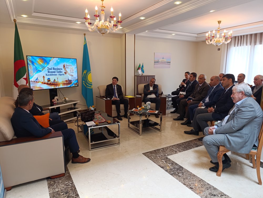 A Business videoconference between Kazakhstan and Algeria held ahead of Republic Day — Photo 3