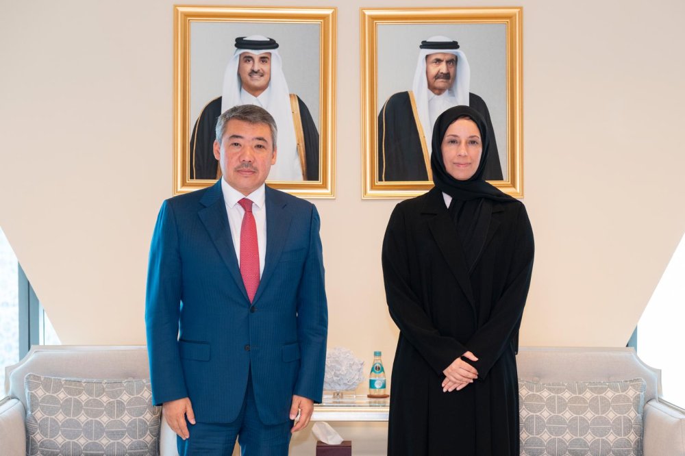 Ambassador of the Republic of Kazakhstan to the State of Qatar met with the Minister of Social Development and Family of the State of Qatar — Photo 2