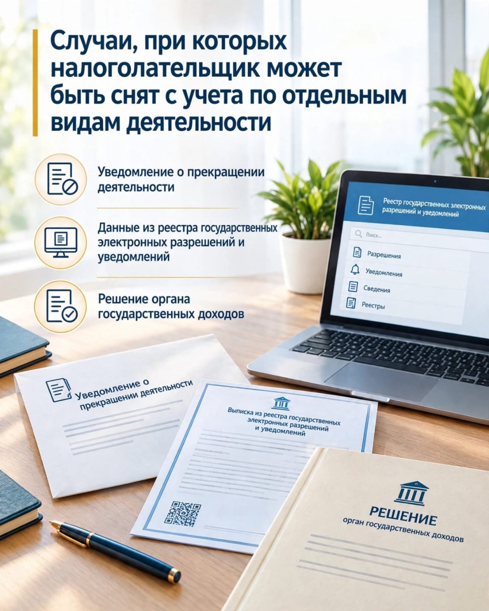 IN WHAT CASES IS A TAXPAYER DEREGISTERED FOR CERTAIN TYPES OF ACTIVITIES?