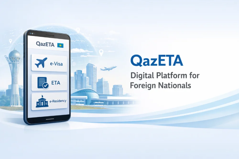 QazETA Electronic Travel Authorisation for Entry into the Republic of Kazakhstan — Photo 1
