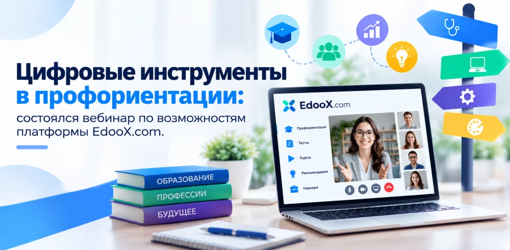 Digital tools in career guidance: a webinar on the platform's capabilities was held EdooX.com — Photo 1