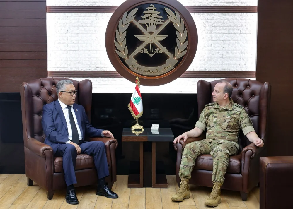 Meeting with the Commander of the Lebanese Army