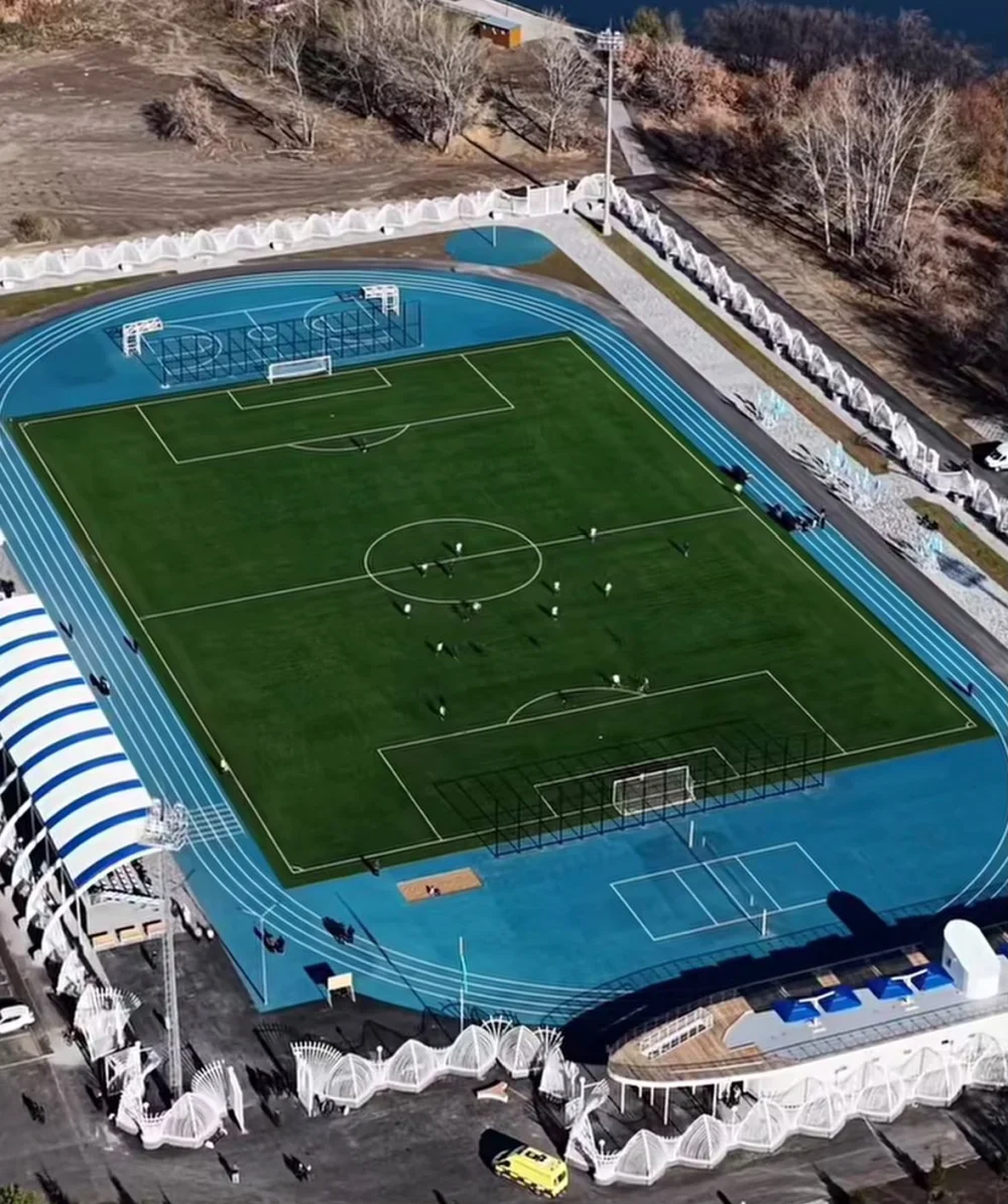 A new stadium has been opened in the Pritobolsky Park