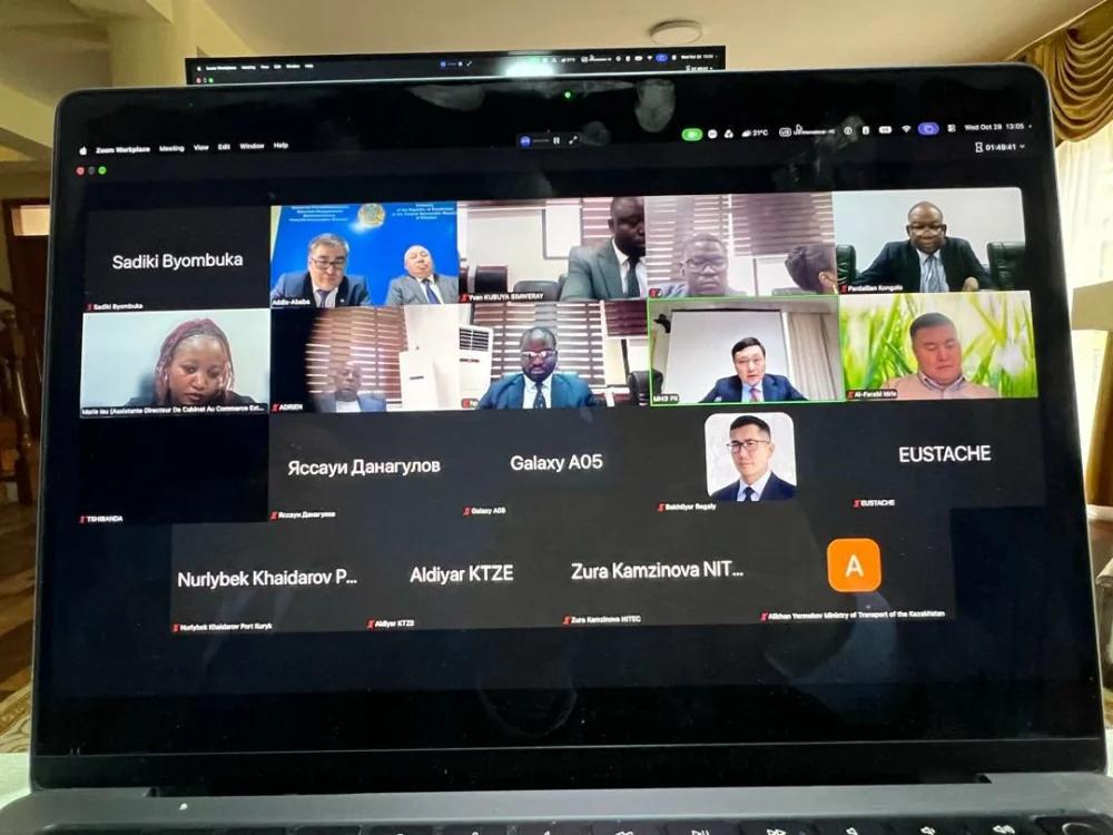 The 3rd Round of Online Meetings on Trade, Economic, Investment, and Digital Cooperation Held Between Astana and Kinshasa — Photo 4
