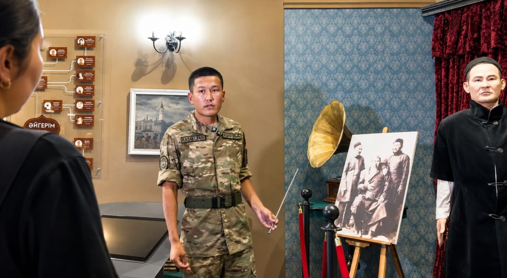 From the Barracks to the Museum Halls: National Guard Soldier Becomes a Guide at the Abai Museum in Semey