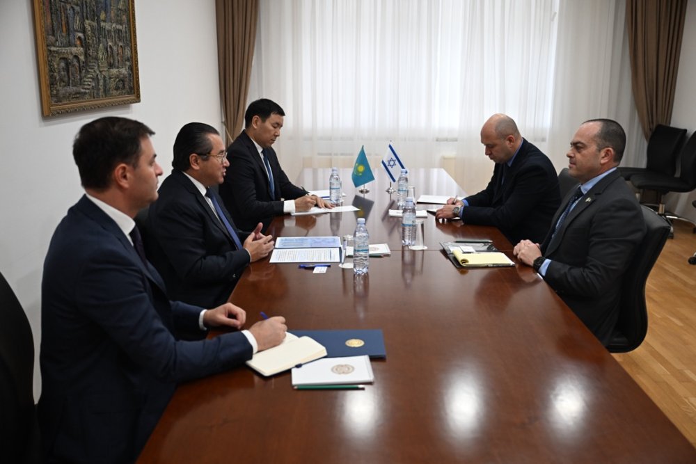 Deputy Foreign Minister of Kazakhstan Meets with Ambassador of Israel