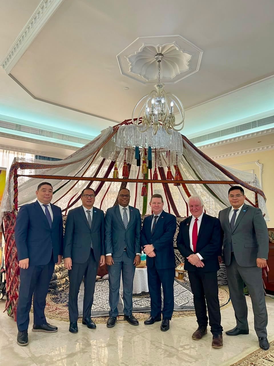 A meeting was held with a delegation from Murdoch University led by Professor Simon McKirdy, Deputy Vice Chancellor (Global Engagement), ahead of their visit to Kazakhstan.