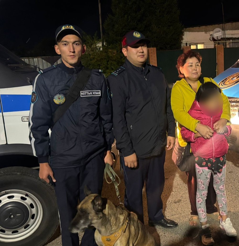 Guardsmen and Service Dog Find Missing Child in Astana