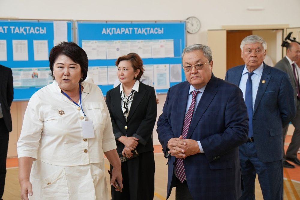 Қазақстан Республикасы Орталық сайлау комиссиясы төрағасының орынбасары Жамбыл облысында сайлауды ұйымдастыру және өткізу барысымен танысты