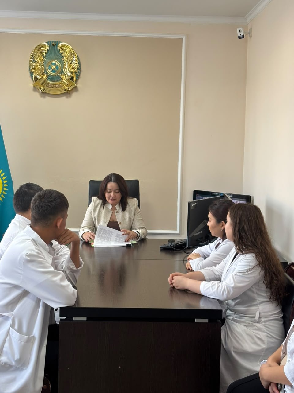 Мемлекеттік қызметке алғаш рет қабылданған қызметшілермен әңгімелесу өткізілді