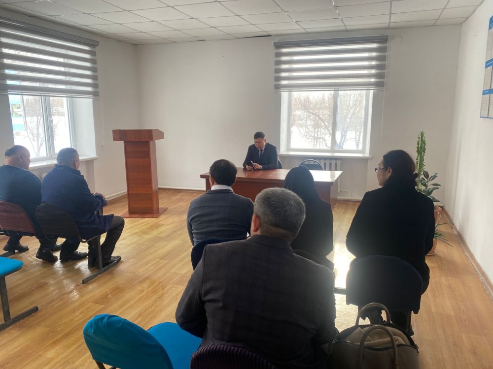 Үржар ауданының жергілікті атқарушы органдардың әдеп жөнінде уәкілі