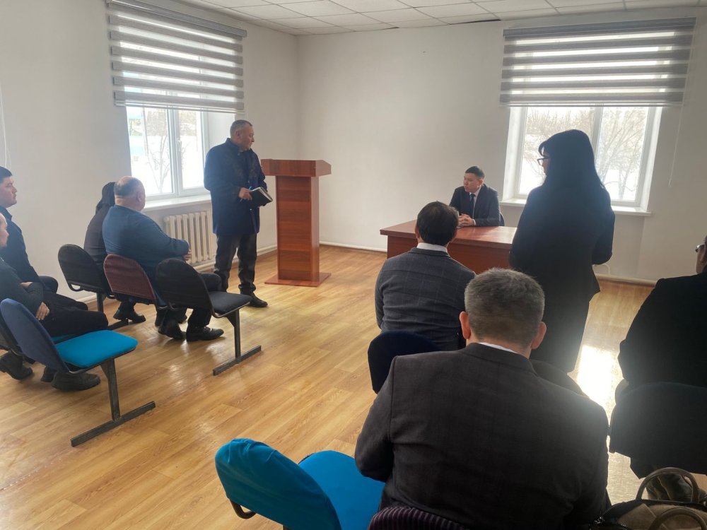 Үржар ауданының жергілікті атқарушы органдардың әдеп жөнінде уәкілі