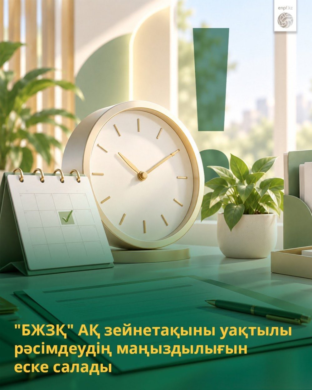 "БЖЗҚ" АҚ зейнетақыны уақтылы рәсімдеудің маңыздылығын еске салады