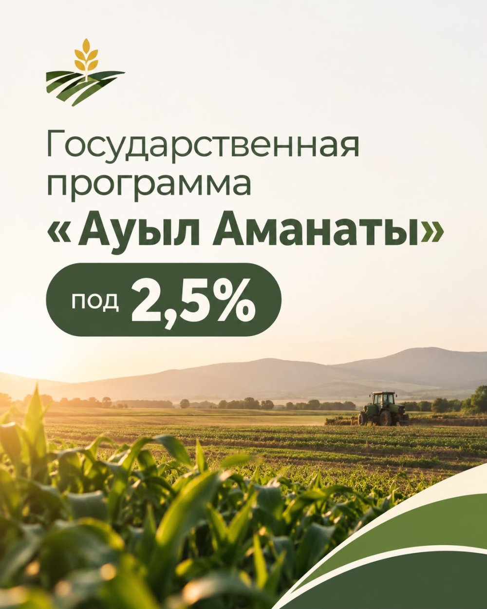 Ауыл Аманаты бағдарламасы бойынша жобаларға микрокредит беру