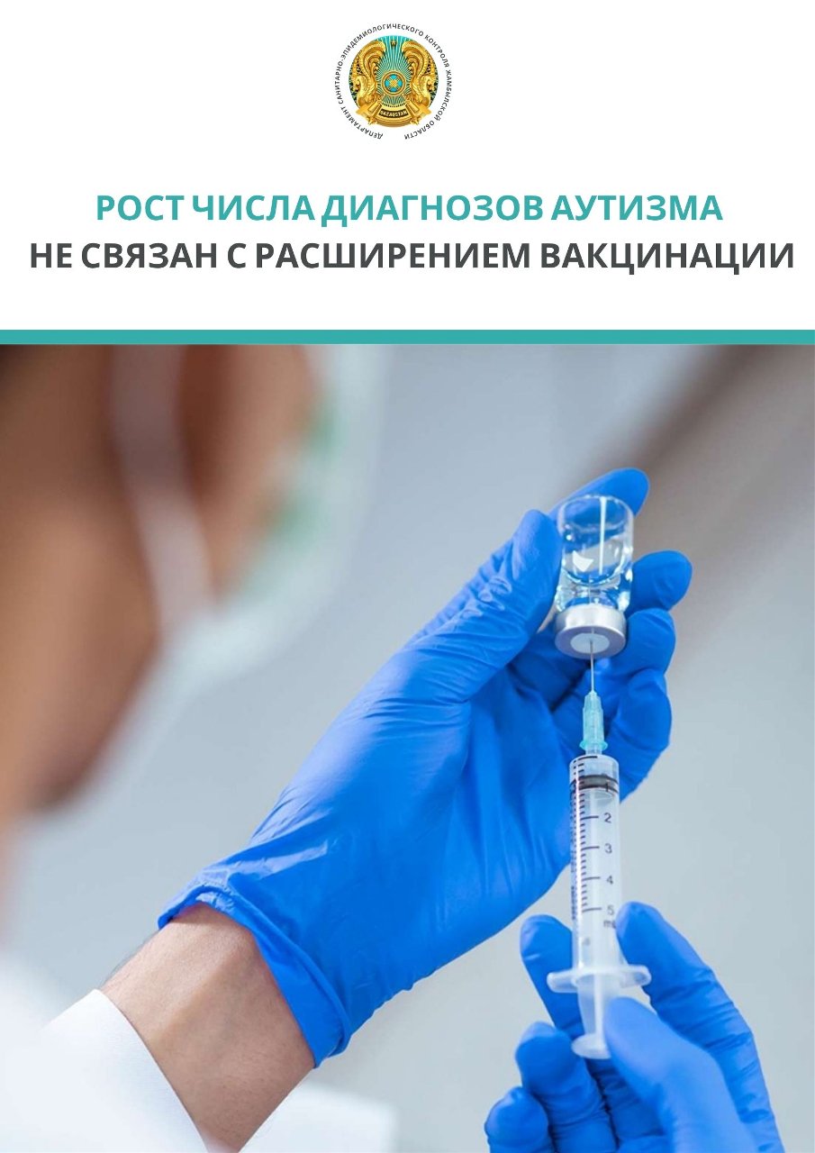 Аутизм диагнозы санының өсуі вакцинация ауқымының кеңеюімен байланысты емес
