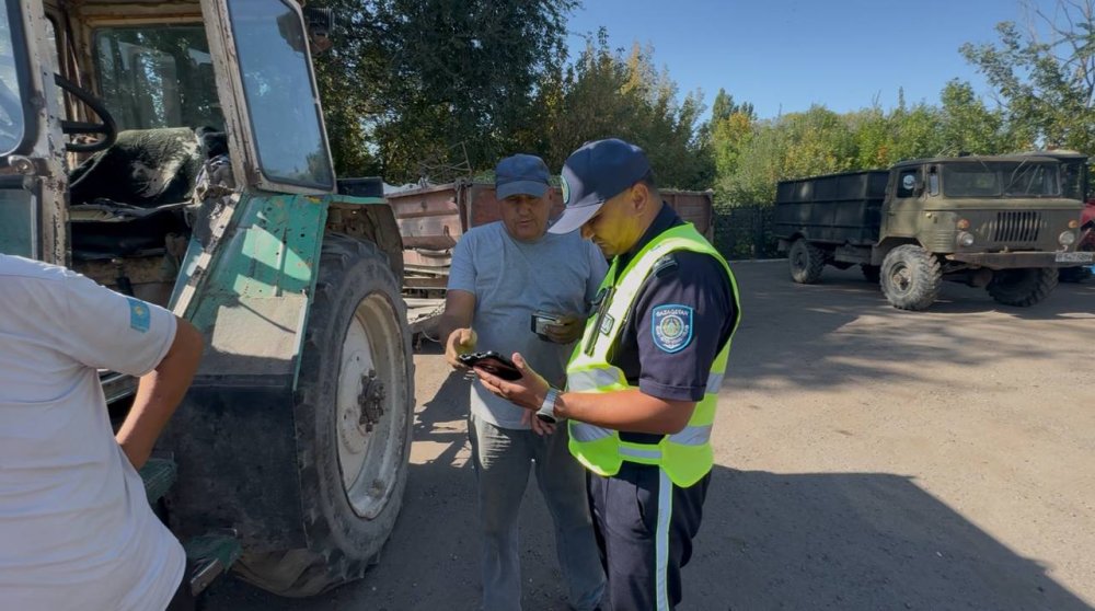 Жетісу облысында ауыр және арнайы техникалардың техникалық жағдайы тексерілуде
