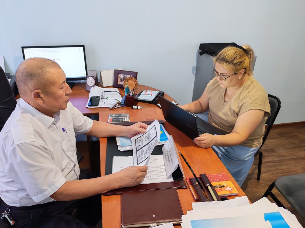 «Ашық есік күні» акциясы аясында азаматтар қабылданды