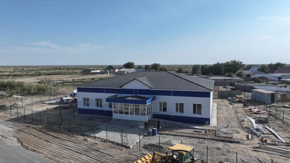 ЖУАНТӨБЕДЕГІ ЖАҢА СПОРТ КЕШЕНІНІҢ ҚҰРЫЛЫСЫ АЯҚТАЛУҒА ЖАҚЫН
