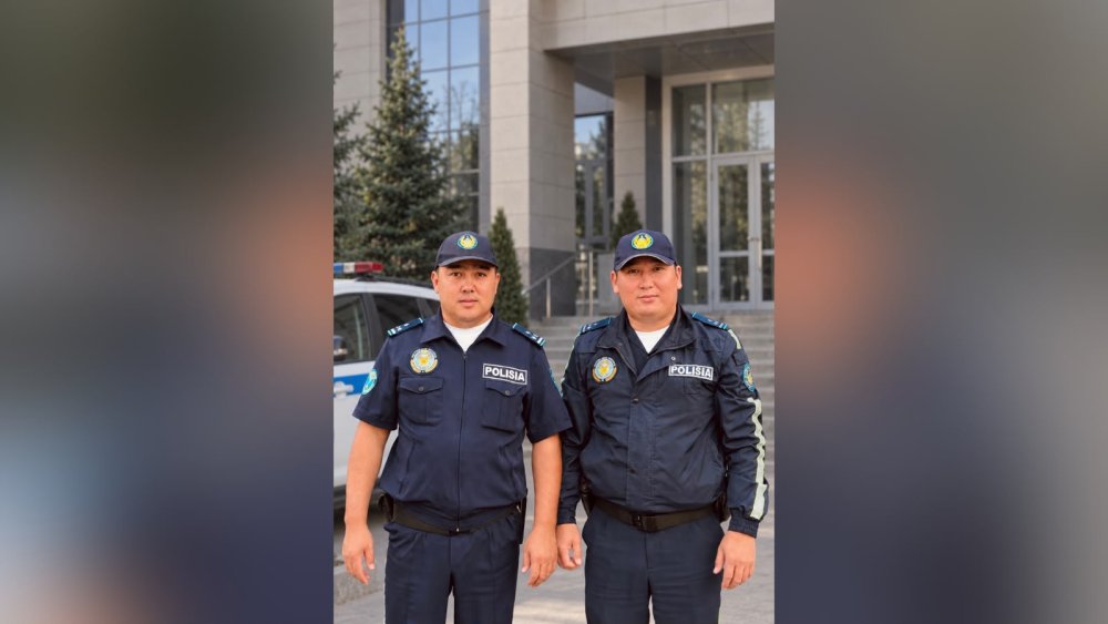 Антқа адал: алты адамға араша болған қос полицей