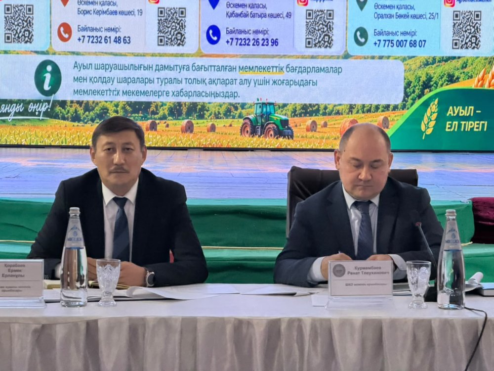Зайсан аудандық Мәдениет үйінде агроөнеркәсіп кешенін дамыту және мемлекеттік қолдау шараларын түсіндіруге арналған маңызды кездесу өтті.