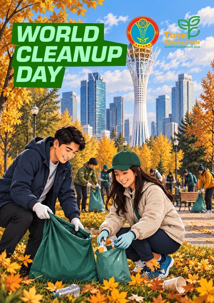 Астана World Cleanup Day халықаралық тазалық акциясына қосылады