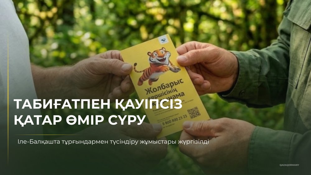 Іле-Балқашта тұрғындарға қауіпсіздік шаралары түсіндірілді