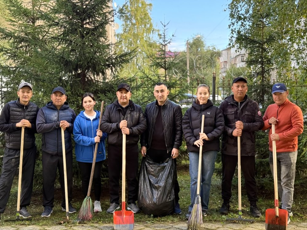 Солтүстік Қазақстан полициясы экологиялық акцияны жеке үлгісімен қолдады