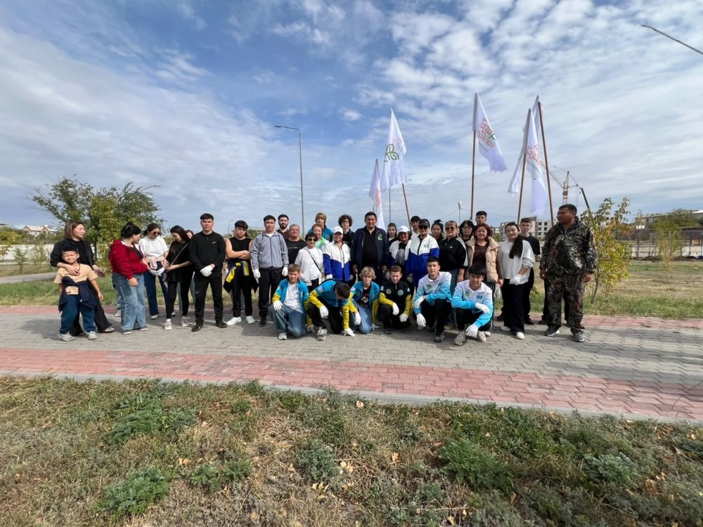 Шахтинскіде «Таза Қазақстан» акциясы аясында ағаштар отырғызылды.