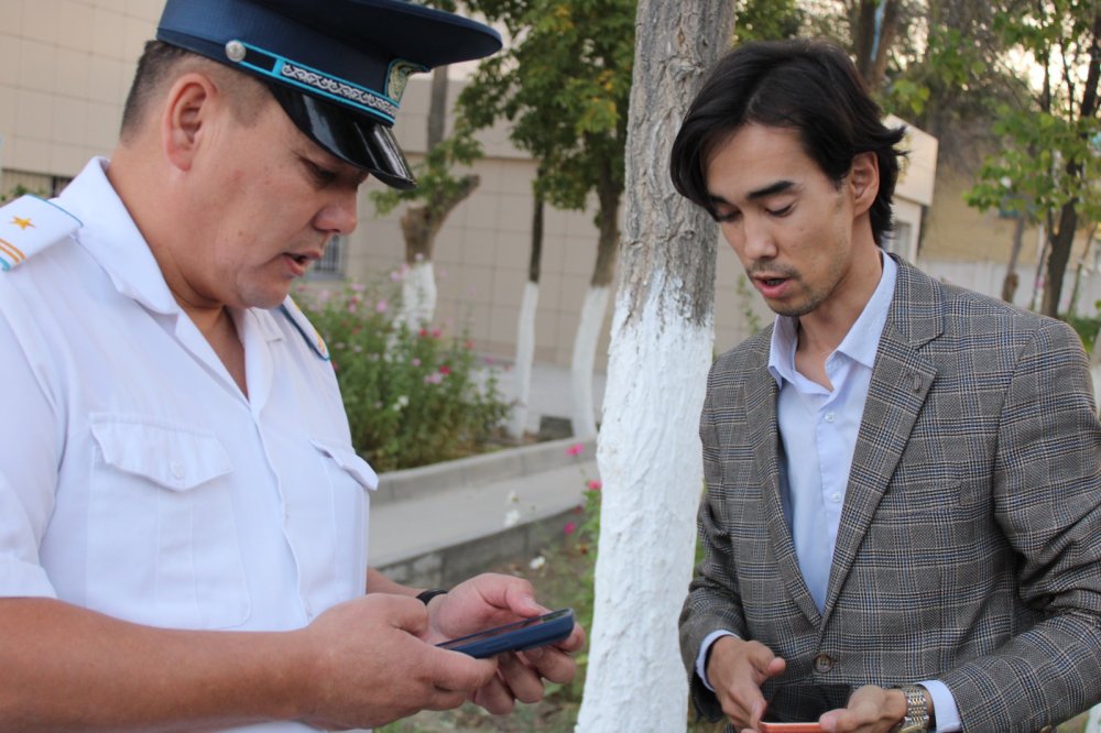 Бейнеуде полиция мен мобилограф бірлесіп жұмыс жүргізуде