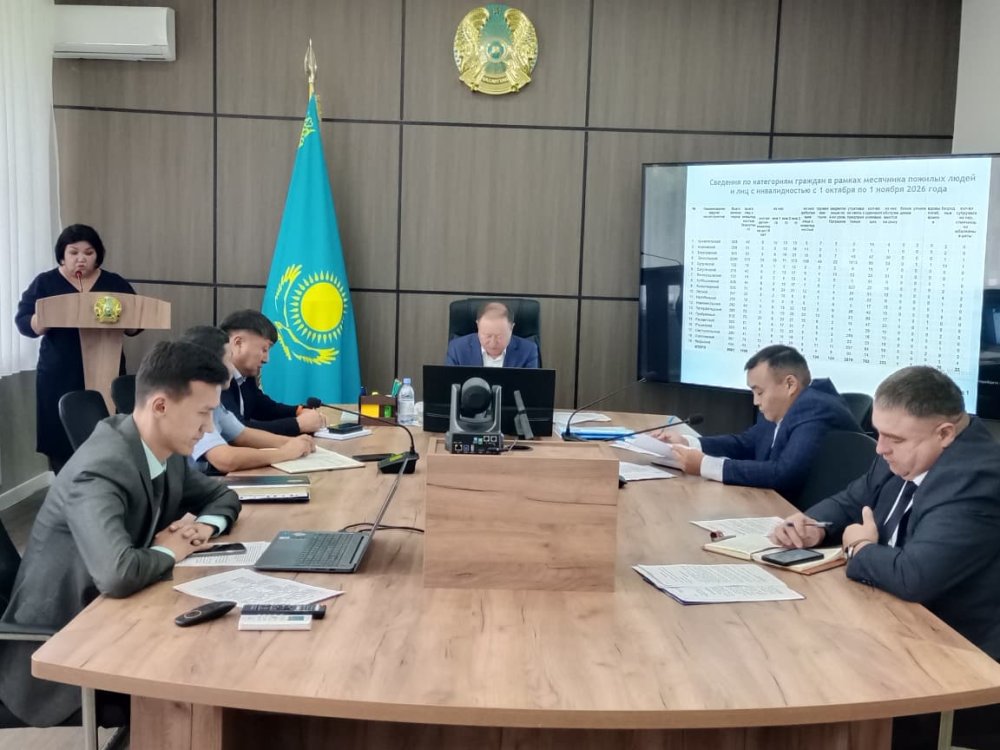 Қызылжар ауданында абаттандыру және халықты әлеуметтік қолдау мәселелері талқыланды