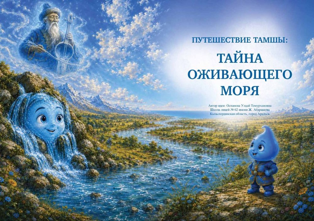 Қызылорда облысының педагогтері суға ұқыпты қарауға үндейтін экологиялық ертегілер әзірледі