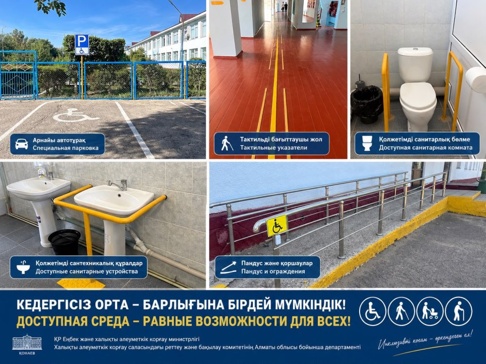 Балқаш ауданында қолжетімді ортаны қамтамасыз ету бойынша бақылау іс-шаралары жүргізілді