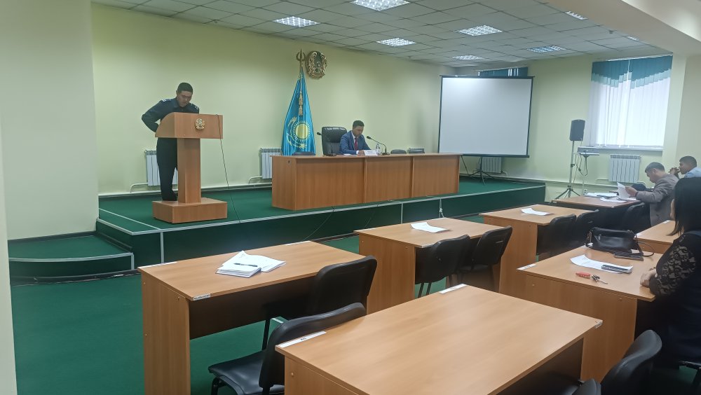 Аудан әкімі жанындағы құқық бұзушылықтың профилактикасы жөніндегі ведомствоаралық комиссия кеңесінің отырысы