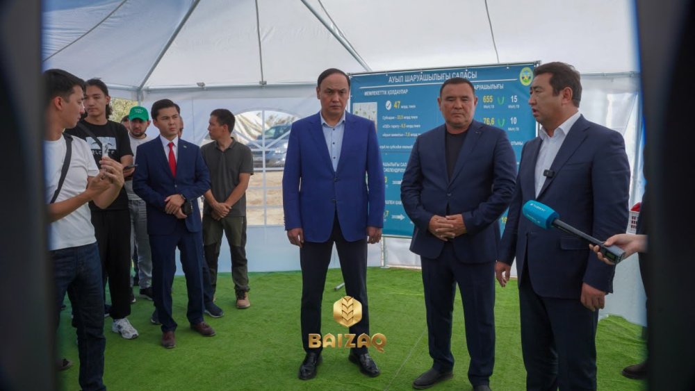 Ауыл шаруашылығы министрі Айдарбек Сейпілұлы ауданға сапары