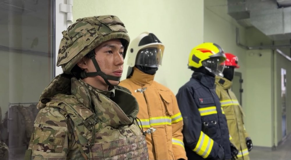 Өрт сөндірушінің жауынгерлік киімінің таныстырылымы өтті