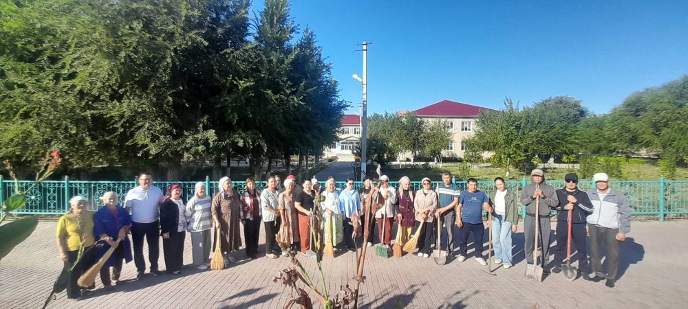 ДҮНИЕЖҮЗІЛІК ТАЗАЛЫҚ КҮНІНЕ ОРАЙ СЕНБІЛІК ӨТКІЗІЛДІ